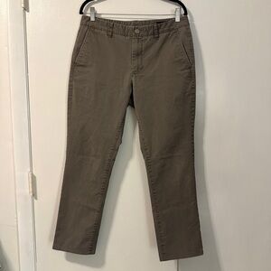 Bonobos Men’s Brown Tailored Fit Pants Size 33/32 Dress Pockets